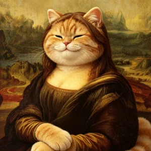 Custom Pet Portrait - Mona Lisa Edition